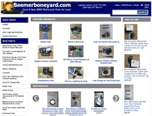 Tablet Screenshot of beemerboneyard.com